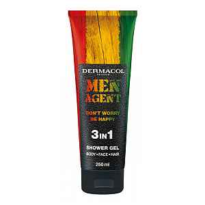 Dermacol Sprchový gel pro muže Men Agent Don´t Worry Be Happy (3 in 1 Shower Gel)  250 ml