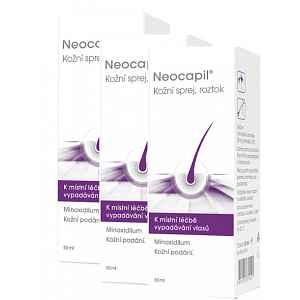 Neocapil dermální sprej roztok 3 x 50 ml+apl.