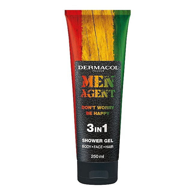 Dermacol Sprchový gel pro muže Men Agent Don´t Worry Be Happy (3 in 1 Shower Gel)  250 ml