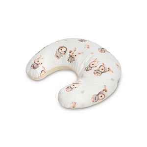 SENSILLO Kojící polštář, podkova, mušelín, bavlna, Králičci, béžový