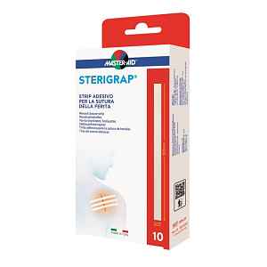 STERIGRAP Náplasťové stehy sterilní 100x6mm 10ks