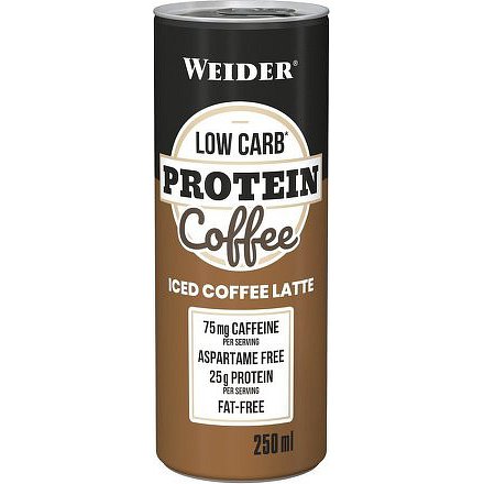 WEIDER LOW CARB Protein Coffee Latte, 250ml