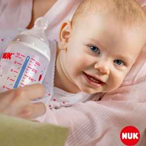 NUK Kojenecká láhev First Choice Temperature Control 150 ml růžová