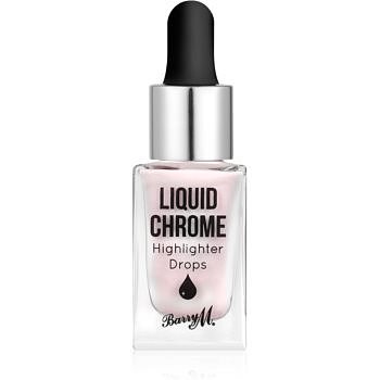 Barry M Liquid Chrome tekutý rozjasňovač s kapátkem odstín Precious Pearl 12 ml
