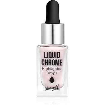 Barry M Liquid Chrome tekutý rozjasňovač s kapátkem odstín Precious Pearl 12 ml