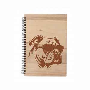 MA-NU Notýsek A5 brýle - bílý papír Bulldog