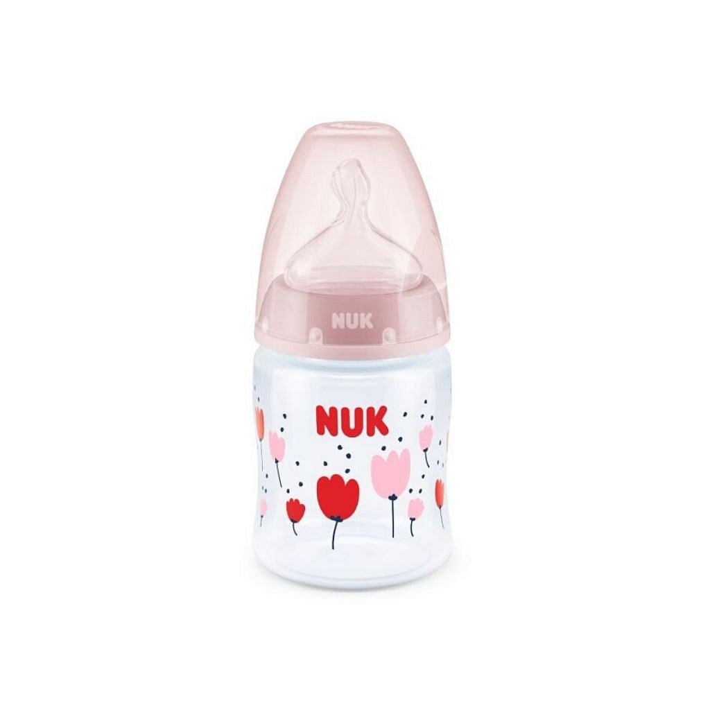 NUK Kojenecká láhev First Choice Temperature Control 150 ml růžová