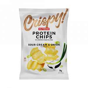 Nutrend PROTEIN CHIPS sour cream and onion 50 g