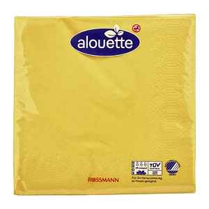 alouette Ubrousky 3vrstvé Žluté 30 ks