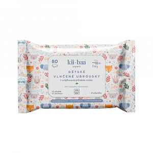 kii-baa organic Vlhčené ubrousky Baby premium 80 ks