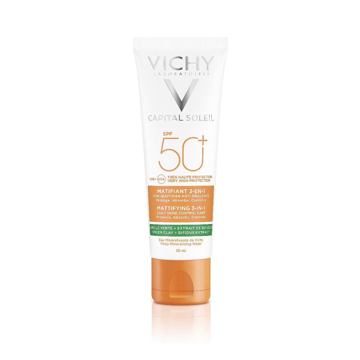 Vichy Capital soleil Zmatňující ochranný krém 3v1 SPF50+ 50 ml