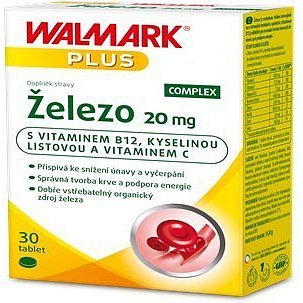 Walmark Železo 20mg 30 tablet