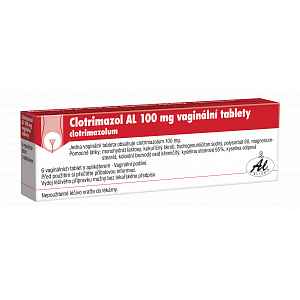 Clotrimazol AL 100 vaginální tablety 6ks + aplikátor