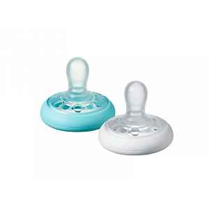 Tommee Tippee Šidítko C2N silikon Natural 0-6m 2 ks