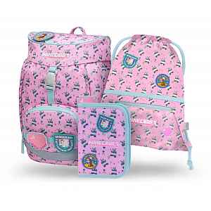 Baagl Školní set Airy Minecraft Panda