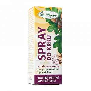 Dr. Popov Spray do krku s dubovou kůrou 50 ml