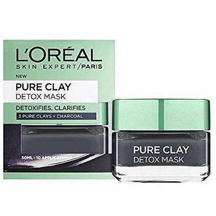 Loreal Paris Intenzivní čisticí rozjasňující maska Pure Clay (Detox Mask) 50 ml