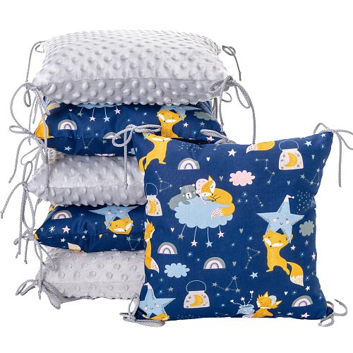 T-Tomi Polštářkový mantinel Minky, night foxes