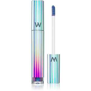 WONDERSKIN Wonder Blading Top Gloss lesk na rty se třpytkami odstín Blue Glitter 4 ml