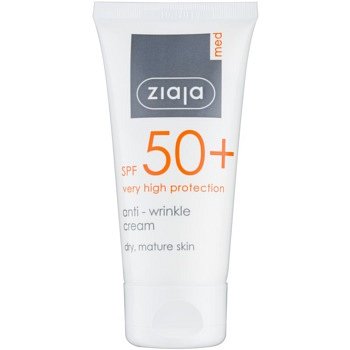 Ziaja Med Protecting UVA + UVB protivráskový krém na opalování SPF 50+ 50 ml