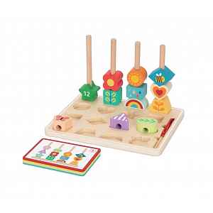 2Kids Toys Hra Třídění podle karet Louka 30 ks