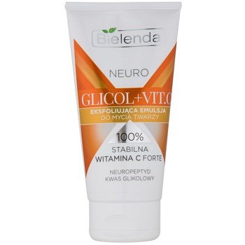 Bielenda Neuro Glicol + Vit. C exfoliační čisticí emulze pro pleť s nedokonalostmi  150 g