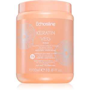 Echosline Keratin veg Mask intenzivní vyživující maska na suché a porézní vlasy s aminokyselinami 1000 ml
