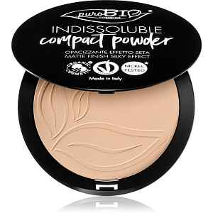 puroBIO Cosmetics Indissouble kompaktní pudr s matným efektem odstín 02 9 g