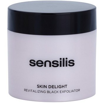 Sensilis Skin Delight revitalizační peeling s aktivním uhlím pro rozjasnění pleti 75 ml
