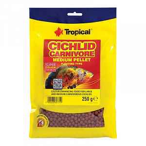Tropical Cichlid Carnivore Medium Pellet 250g krmivo pro cichlidy