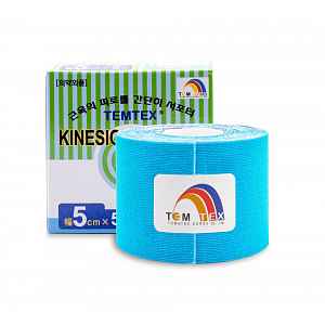 Tejp. TEMTEX kinesio tape modrá 5cmx5m