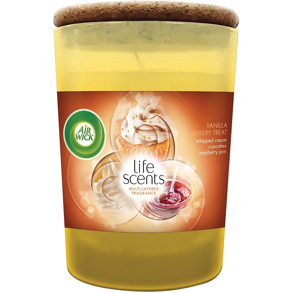 AIR WICK Svíčka Life Scents 185 g – Vůně vanilkového pečiva