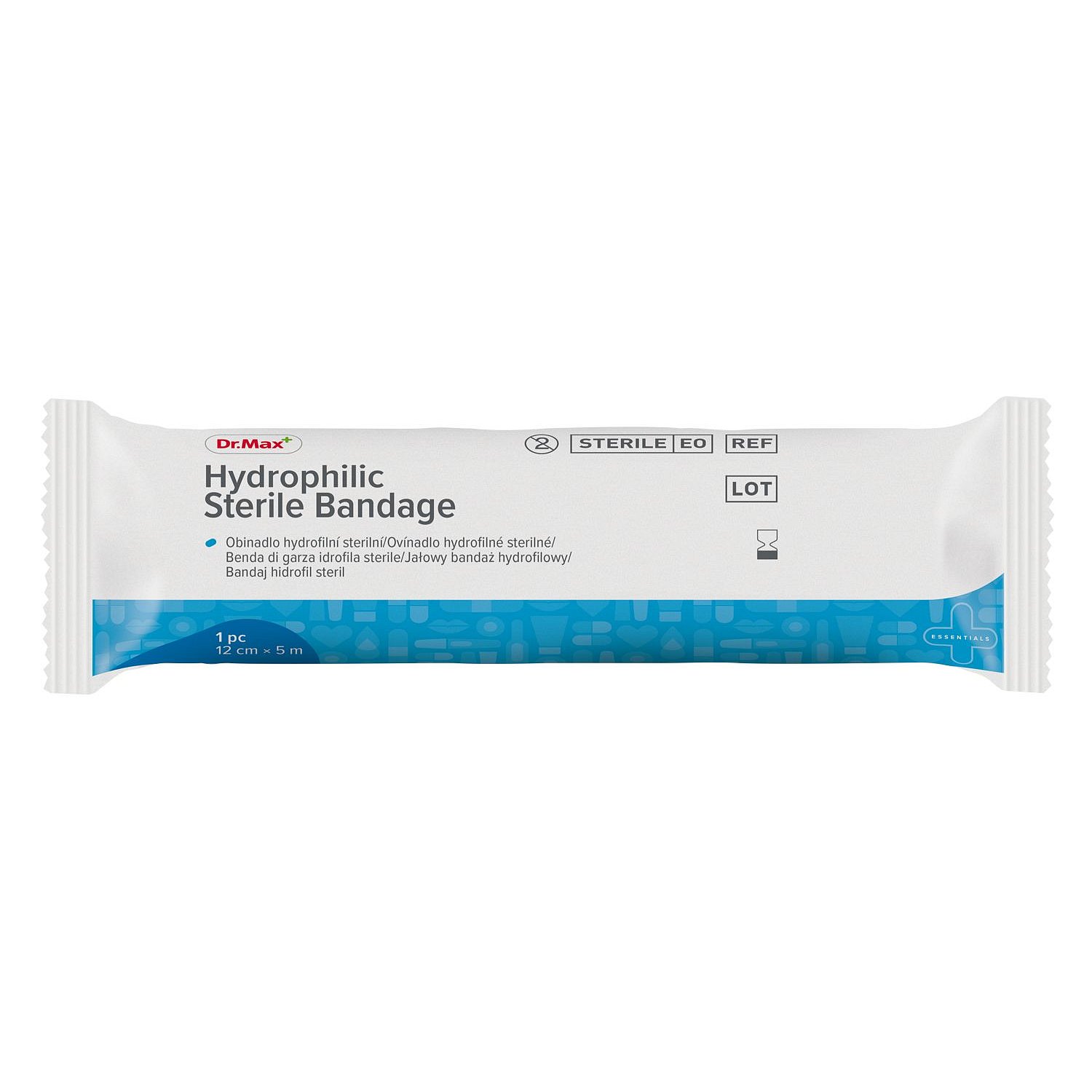 Dr.Max Hydrophilic Sterile Bandage 12 cm x 5 m 1 ks