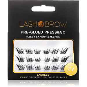 Lash Brow Press&Go Self-Adhesive Eyelashes samolepící trsové řasy Lashy 1 ks
