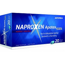 Naproxen Apotex 220 mg 20 měkkých tobolek