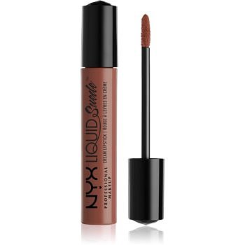 NYX Professional Makeup Liquid Suede™ Cream tekutá voděodolná rtěnka s matným finišem odstín 07 Sandstorm 4 ml