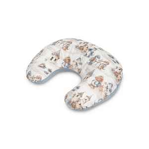 SENSILLO Kojící polštář, podkova, mušelín, bavlna - Dráček, modrý, jeans