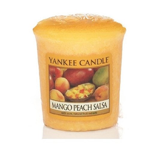 Yankee Candle Aromatická votivní svíčka Salsa z manga a broskví (Mango Peach Salsa)  49 g