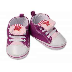 YO ! Kojenecké capáčky, botičky Girl Star, fialové vel. 9-15 m