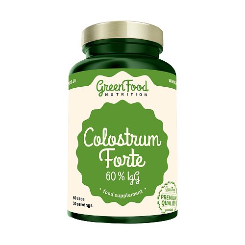 GreenFood Nutrition Colostrum Forte 60% IgG 60 kapslí