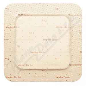 Mepilex Border Flex 10x10 cm, 5 ks, samolepící absorpční pěnové krytí
