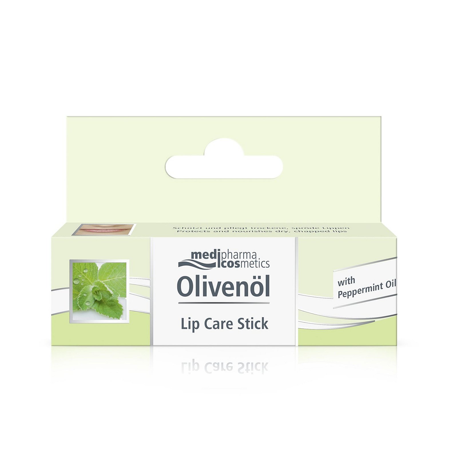 Olivenöl Balzám na rty s mátovým olejem 5 g