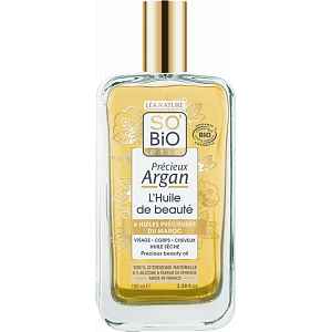 SO’BiO étic Précieux Argan Pěstící olej na tělo, tvář i vlasy BIO 100 ml
