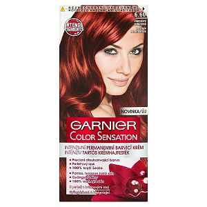 Garnier Color Sensation Intenzivní permanentní barvicí krém intenzivní rubínová 6.60