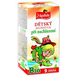 Apotheke BIO Dětský čaj nachlazení nálevové sáčky 20x 1,5 g