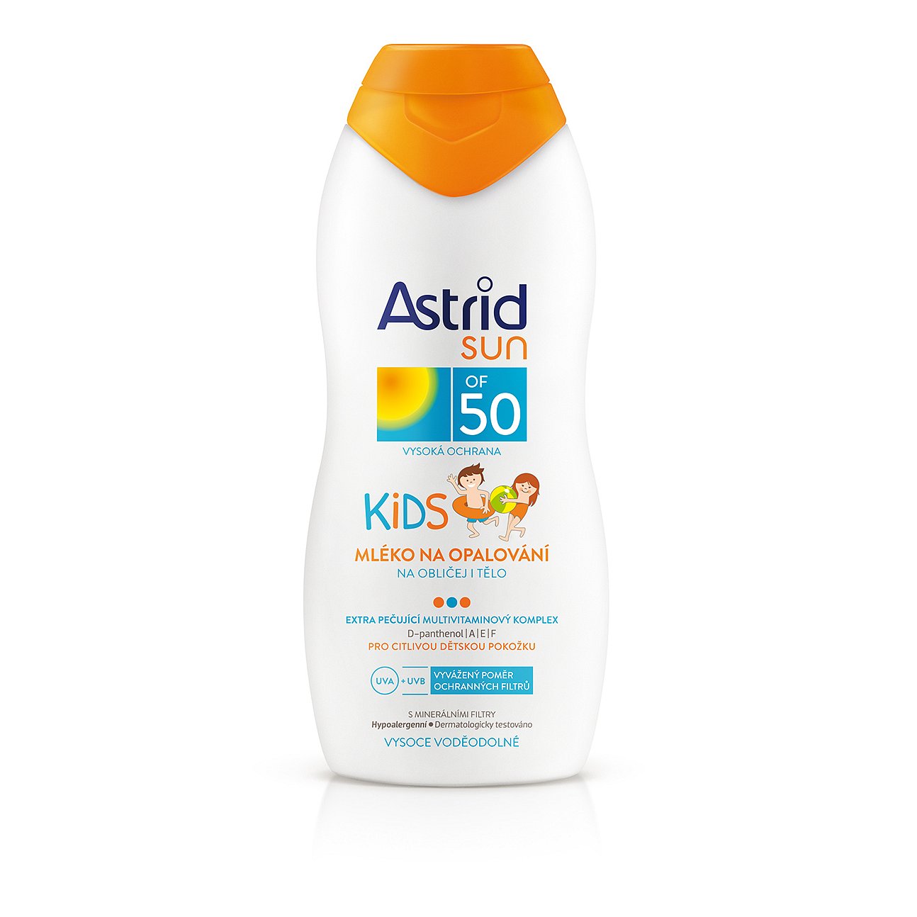 Astrid Sun Kids mléko na opalování OF 50 200 ml