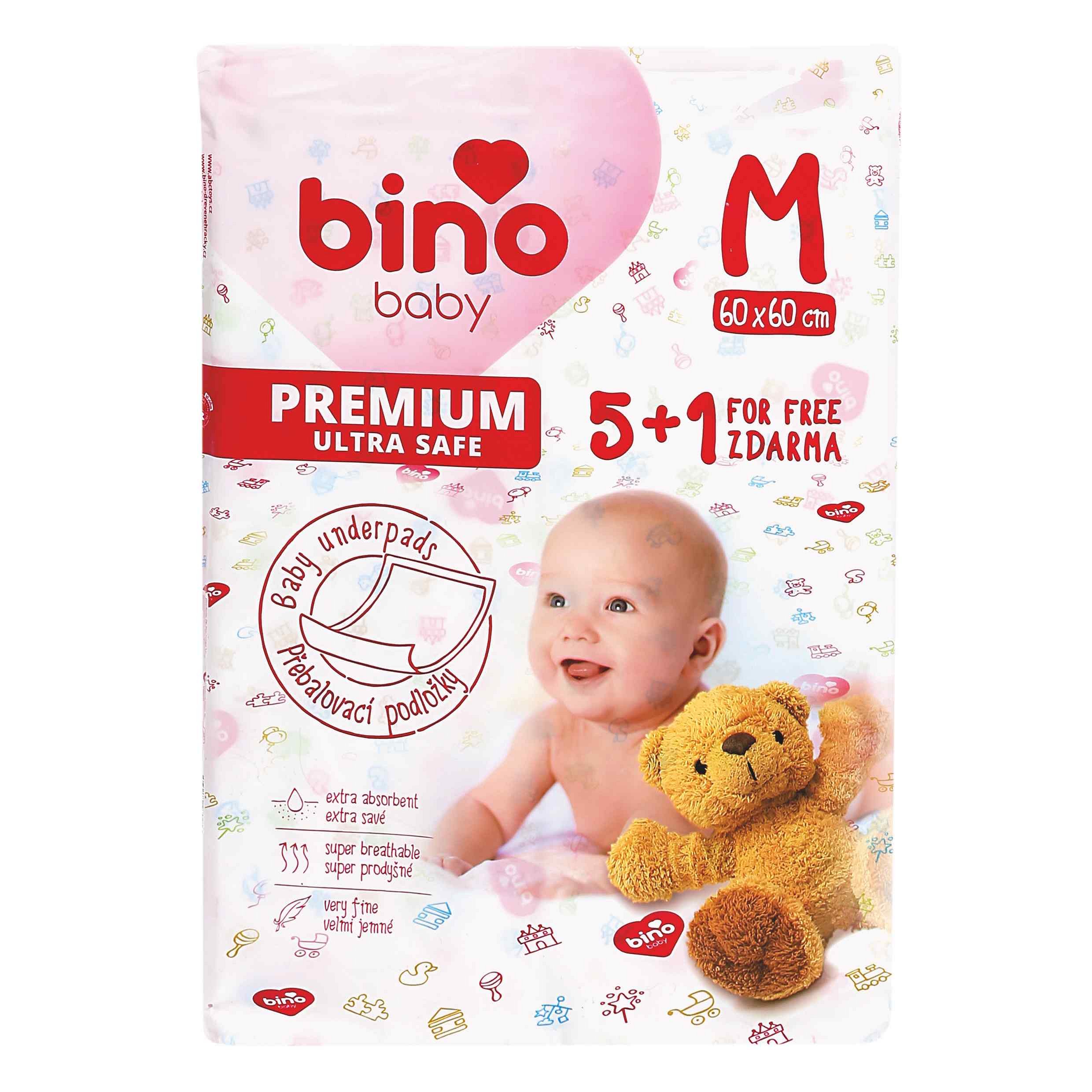 BINO BABY PODLOŽKA M 5+1 zdarma