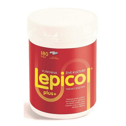 Lepicol PLUS trávicí enzymy orální tobolky 180