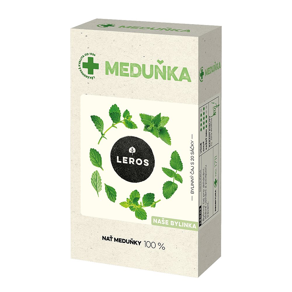 LEROS  Naše bylinka Meduňka bylinný čaj 20 sáčků