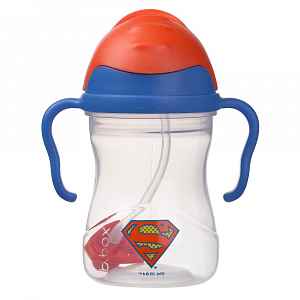 B.BOX Hrneček s brčkem 240 ml - Superman |